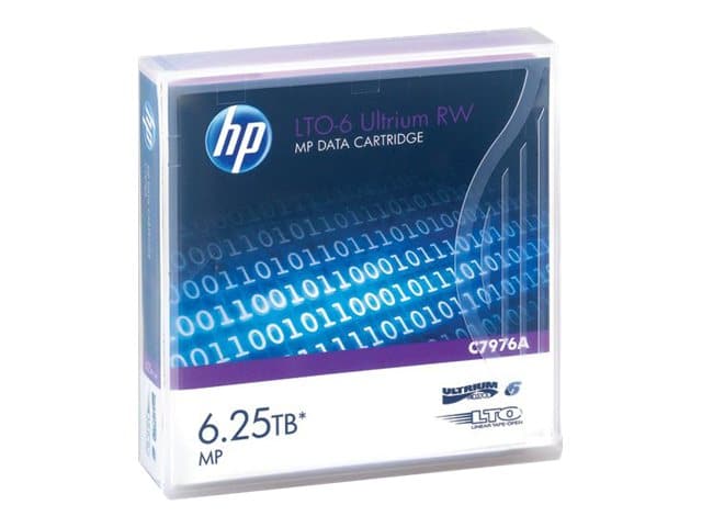 HP LTO-6 Ultrium 6.25TB RW Data Tape