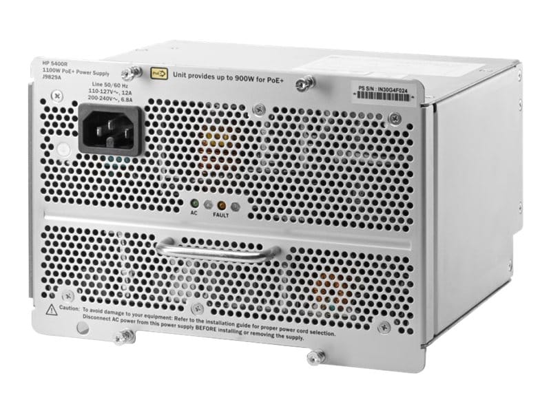 HP 5400R 1100W PoE+ zl2 Power Supply US