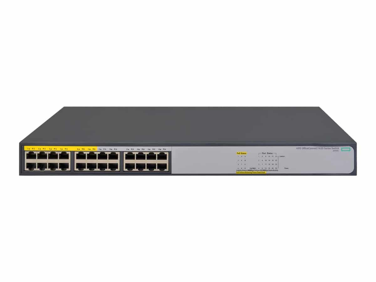 HPE OfficeConnect 1420 24G PoE+ (124W) 24 Port Switch