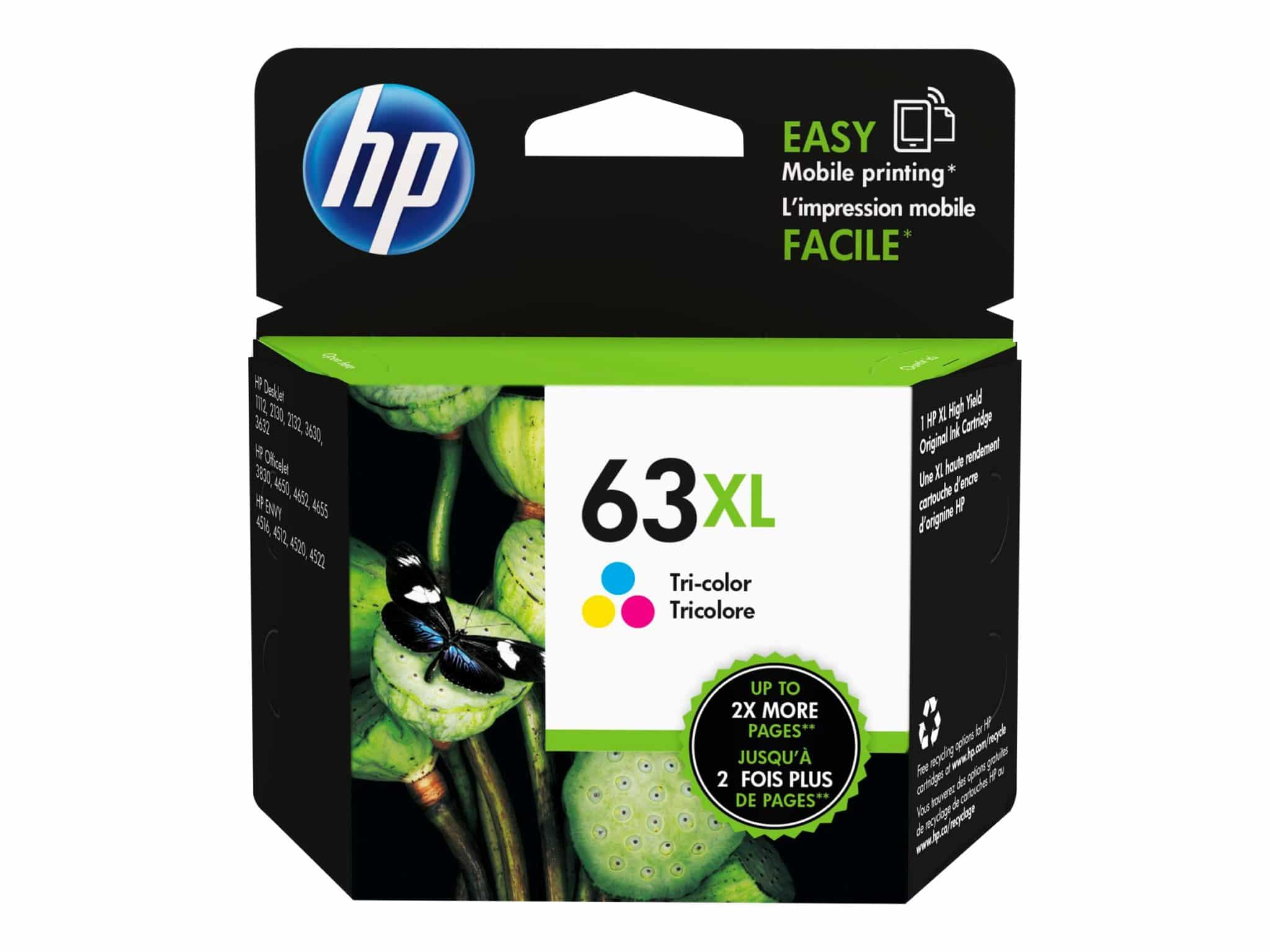 HP 63XL High Yield Tricolor Original Ink Cartridge
