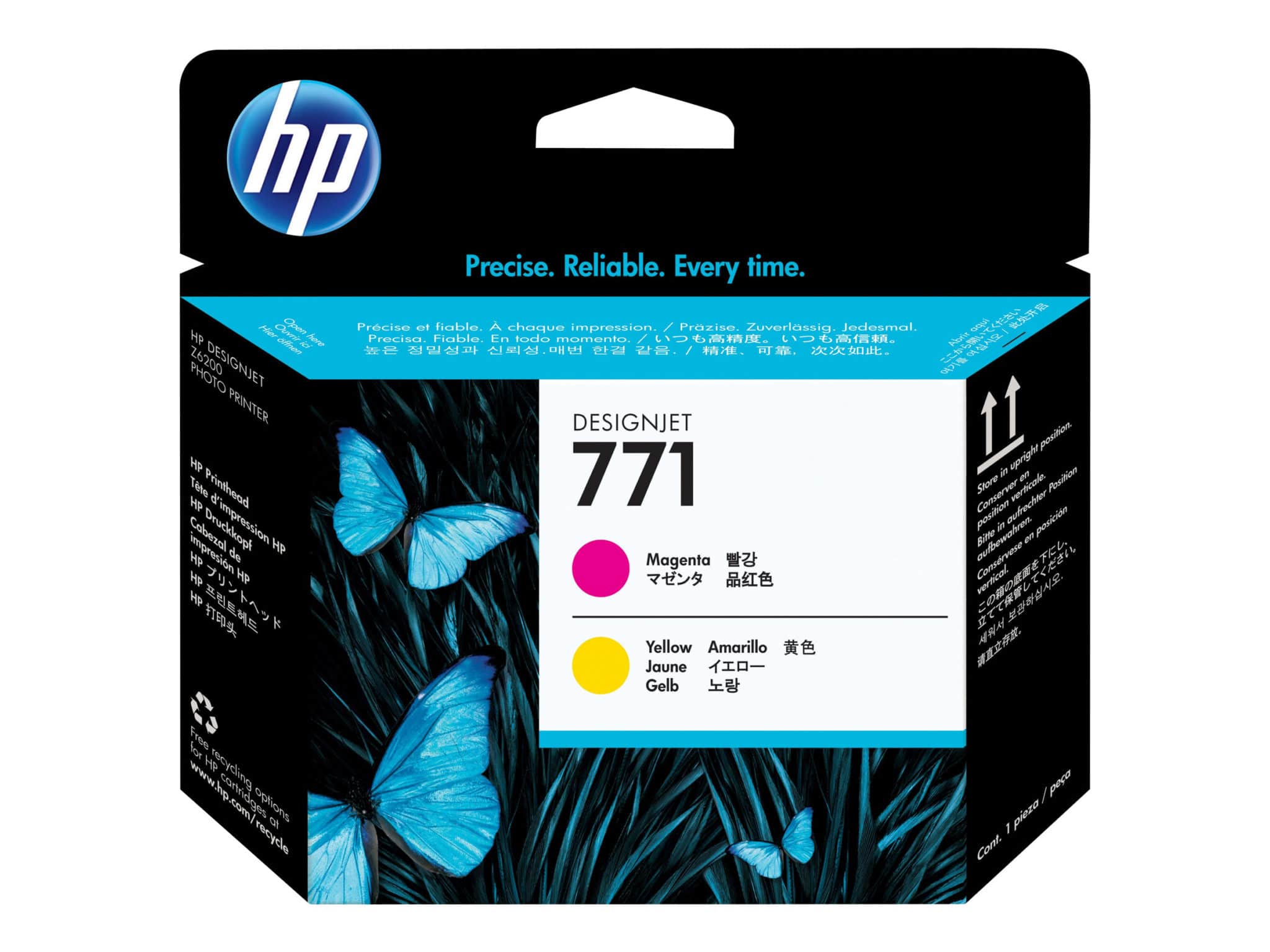 HP 771 Magenta and Yellow Designjet Printhead
