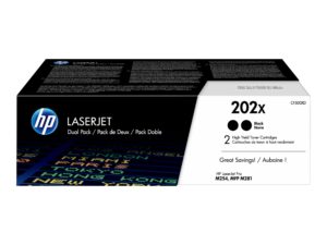 HP 202X Black Dual LaserJet Toner Cartridges