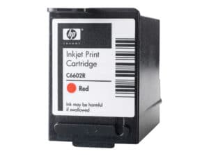 HP Red Generic Reduced Height Cartridge