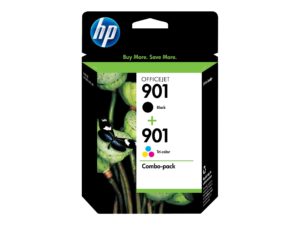 HP 901 2-pack Tri-color & Black Original OfficeJet Ink Cartridge