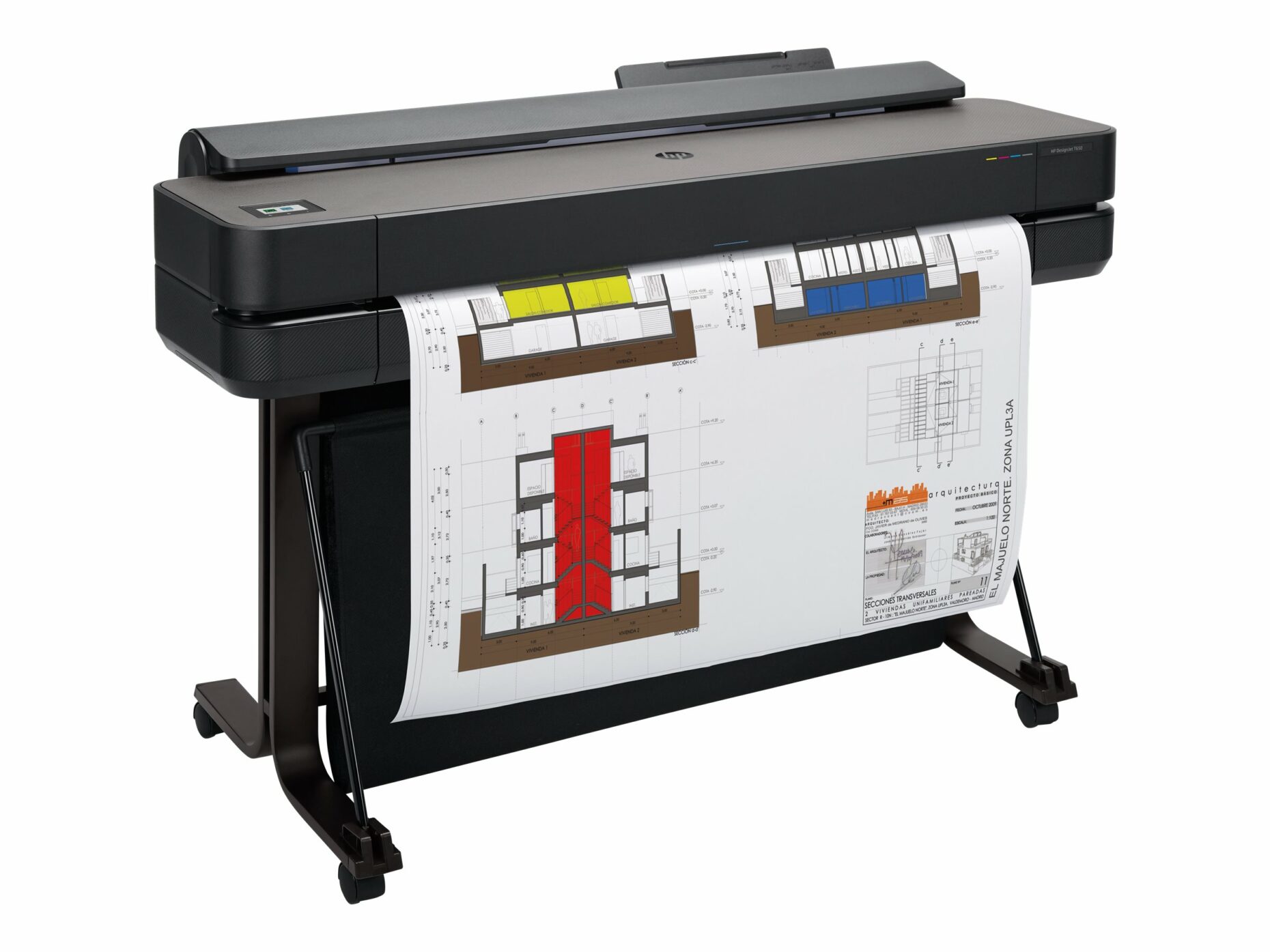 HP DesignJet T650 - 36" large-format - ink-jet - Wireless - Plotter Printer