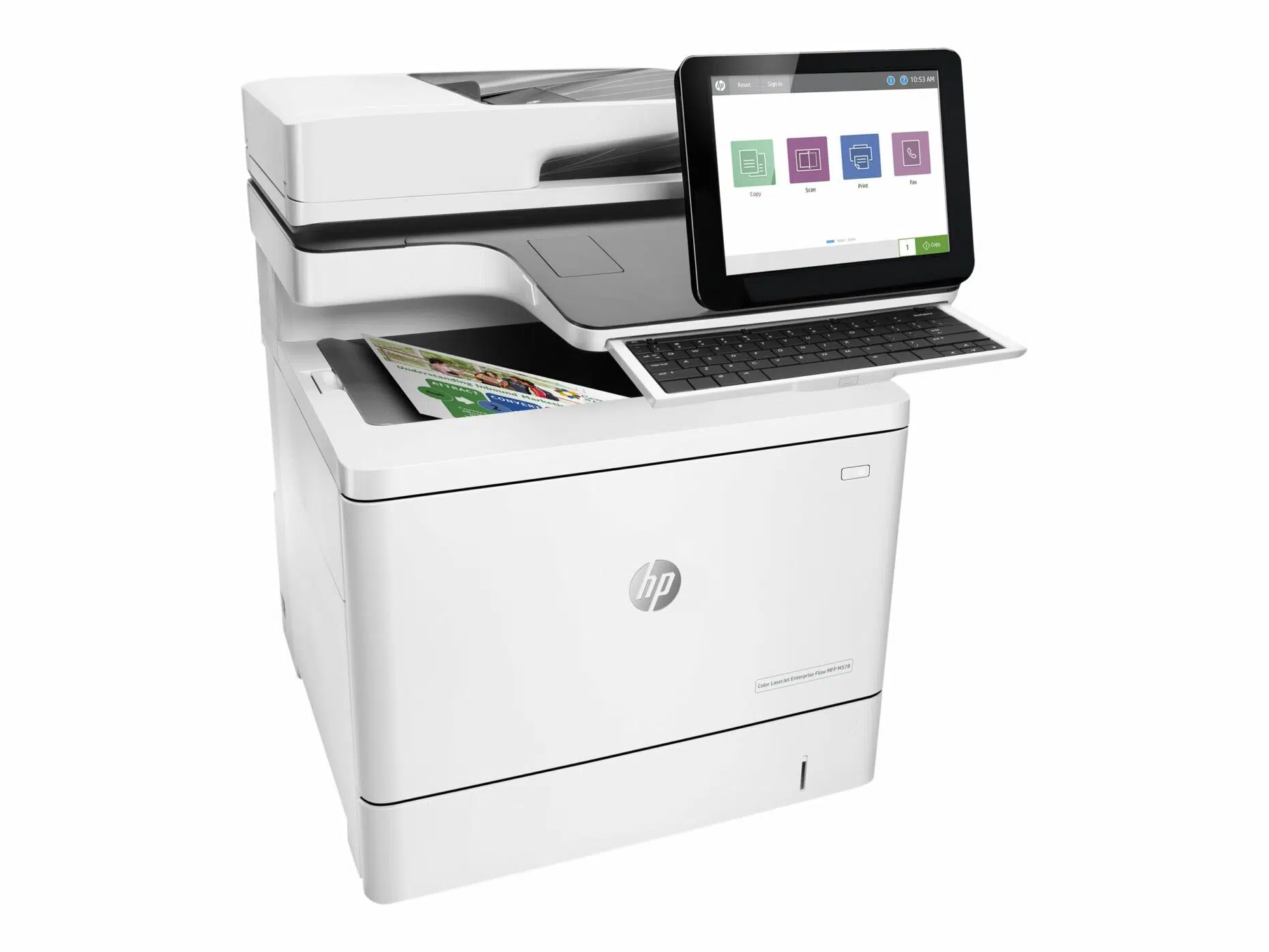 HP LaserJet Enterprise Flow M578c Multifunction Printer Color
