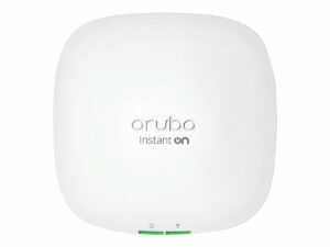 HPE Aruba Instant ON AP22 - 802.11ax - Bluetooth, Wi-Fi - Dual Band - DC power - wall / ceiling mountable - Wireless access point
