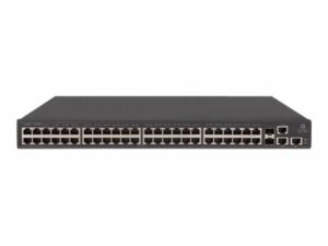HPE 1950-48G-2SFP+-2XGT - 48 x 10/100/1000 + 2 x Gigabit SFP / 10 Gigabit SFP+ + 2 x 10Gb Ethernet - rack-mountable Switch