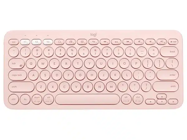Logitech - K380 - Pink - Rose Multi-Device Wireless - Keyboard
