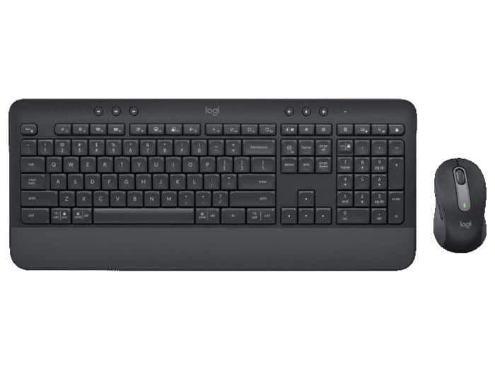 Logitech - MK650 - Wireless Keyboard And Mouse Set - Graphite